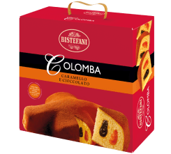 Colomba caramello e cioccolato