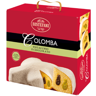 Colomba pistacchio e cioccolato