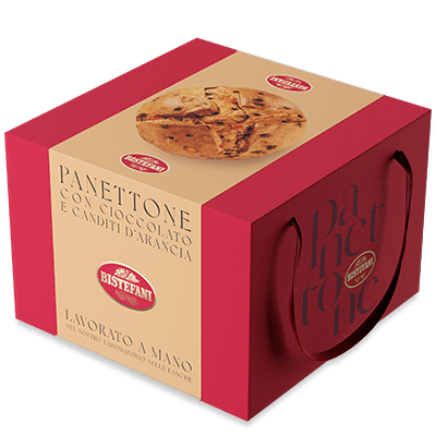 Panettone con cioccolato e canditi d arancia